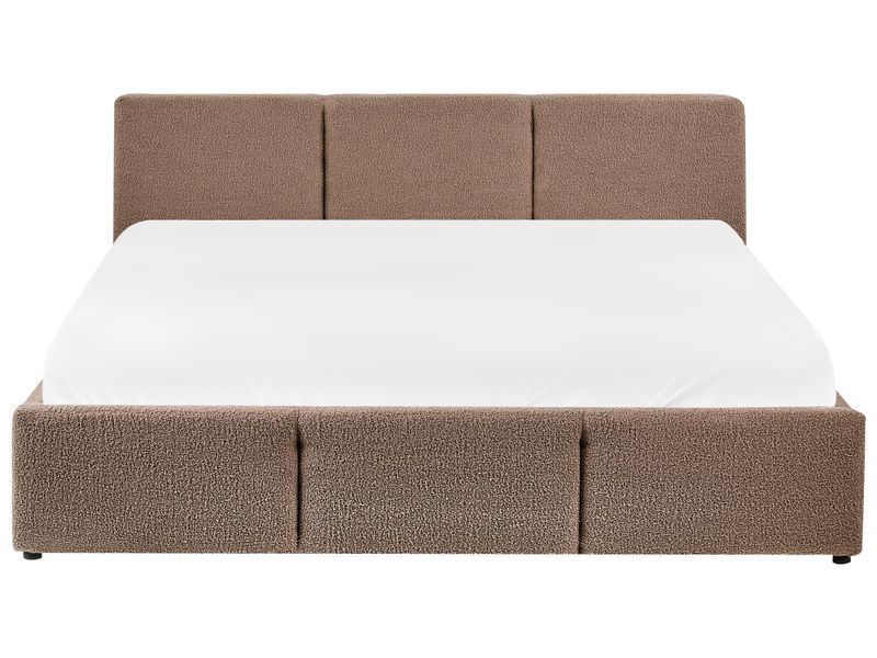 Пуф-ліжко Boucle BOUSSE 160 x 200 см (EU King Size), сіро-коричневий 325048-614762 фото