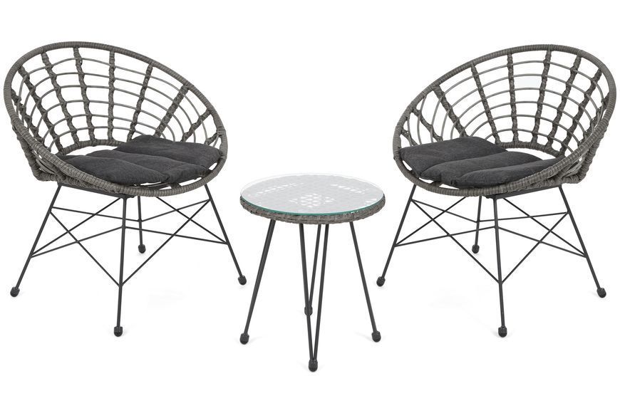 Балконні меблі з техноратангу кольору Zanzibar Grey / сірого кольору 708229-2220204 фото