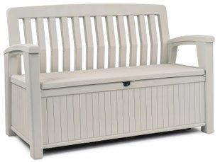 Садовая скамейка Keter 227L, белая. 002013-9990803 фото