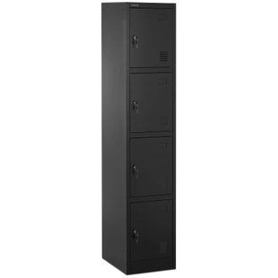 Металева шафка - 4 шафи з полицями - замикається - 80 кг 10260395-ex-2117 фото