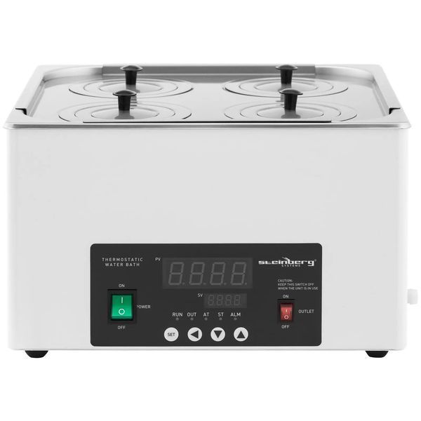 Лабораторная водяная баня - цифровая - 14,6 л - 5 - 100&deg;C - 325 x 300 x 150 мм 10031068-ex-0836 фото