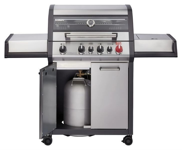 Газовий гриль Monroe PRO 4 SIK Turbo з вертелом - ENDERS 001831-9991853 фото