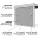 Рольставни для перголы ELEGANCE/DELUXE/FUSION 3 м, белые - Gutroof 005903-9991303 фото 4