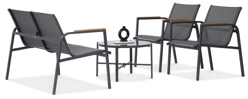 Комплект мебели MANGO CAFFE темно-серого цвета - Focus Garden 005525-9990353 фото