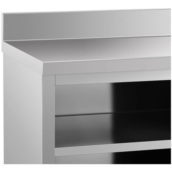 Рабочий шкаф из нержавеющей стали - ECO - 180 x 70 см - 600 кг - edge - Royal Catering 10011674-ex-1089 фото