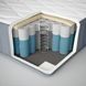 ИКЕА Матрас V&Aring;GSTRANDA, 104.507.71 Матрас, карманные пружины, средний, светло-голубой, 90x200 см 104.507.71 фото 5