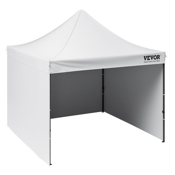 Беседка VEVOR 304,8 x 304,8 x 320 см, садовая палатка, 500D PU, серебристая, складная, регулируемая высота, в комплекте сумка для хранения, палатка для вечеринок, на 6-8 человек, быстросборная палатка, белая, садовая беседка для кемпинга 4043-DCSYPBS1010FTGMH8V0 фото