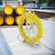 VEVOR Стекловолоконное колесо для лески &Oslash;6,35 мм x 129,5 м Стекловолоконное удилище, включая стальные перчатки для катушки Рукоятка фрикциона Металлические тяговые головки Рыболовная лента от -40&deg;C до +80&deg;C Вспомогательное средство для вываживания Тяговая 3743-DZJYDB14425FT0HH2V0 фото 2