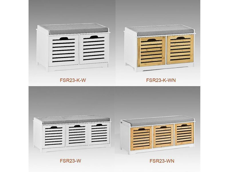 Лавка для взуття з 3 дверцятами FSR23-WN 1084311-0006141 фото