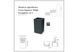 Садовый горшок Prosperplast Coro Square High Graphite, 27 л 232447-2220571 фото 2