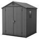 Садовий сарай DARWIN 6x6 Графіт - 190x182 см - KETER 003635-9990106 фото 1