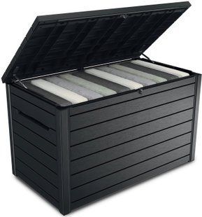 Садовый ящик для хранения Keter ONTARIO BOX 850L графитового цвета 002382-9990957 фото