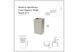 Садовый горшок Prosperplast Coro Square High Sand 27 л 112144-2220572 фото 2