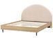 Ліжко букле MILLAY 180 x 200 см (EU Super King) Бежевий 321857-605226 фото 4