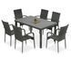 Меблі з техноратангу FIESTA/VENECJA 6+1 Dolphin Grey 002843-9990508 фото 1