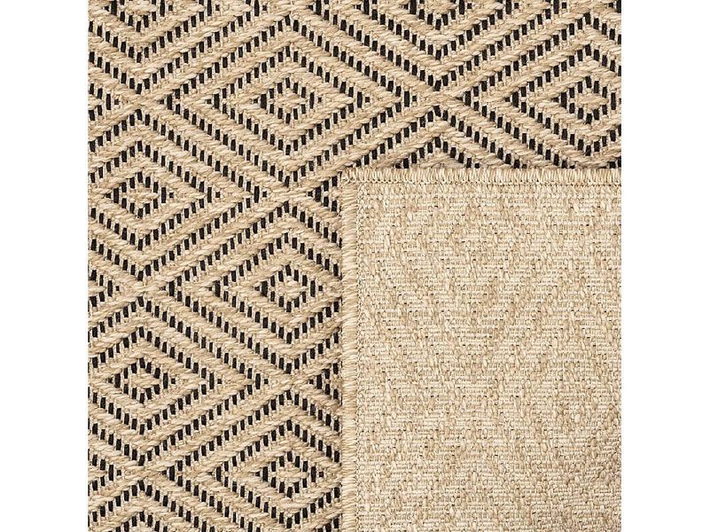 Ковер Kansas Indoor Outdoor Style Jute Diamonds, устойчивый к погодным условиям, натуральный, 120 x 170 см. 4106086-0114942 фото