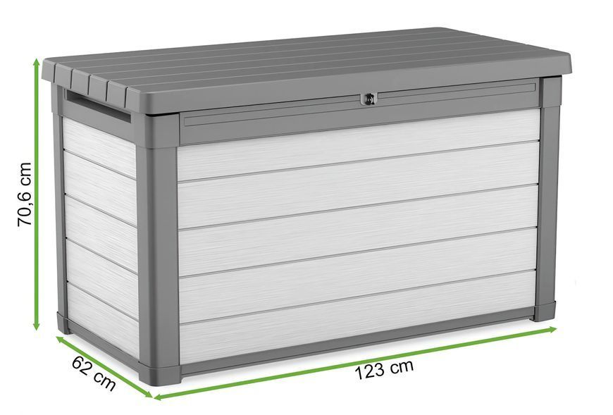 Садовий ящик Keter DENALI 380 л графітовий 004074-9990258 фото