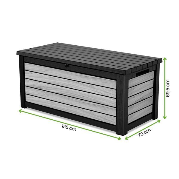 Садовый ящик DECO DEC BOX 630L Storm Grey - Keter 009311-9991609 фото