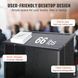 Напольная кафедра VEVOR 600 x 360 x 1200 мм, платформа с широкой поверхностью для чтения и полкой для хранения, стоячий стол для церкви, офиса, школы, черная кафедра с грузоподъемностью 30 кг, черный цвет 5597-CTSJTHSYMDF47ZN65V0 фото 5