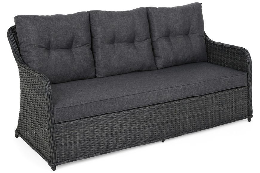 Садові меблі з техноратангу Bergamo Grey / Grey Melange 456852-2220005 фото