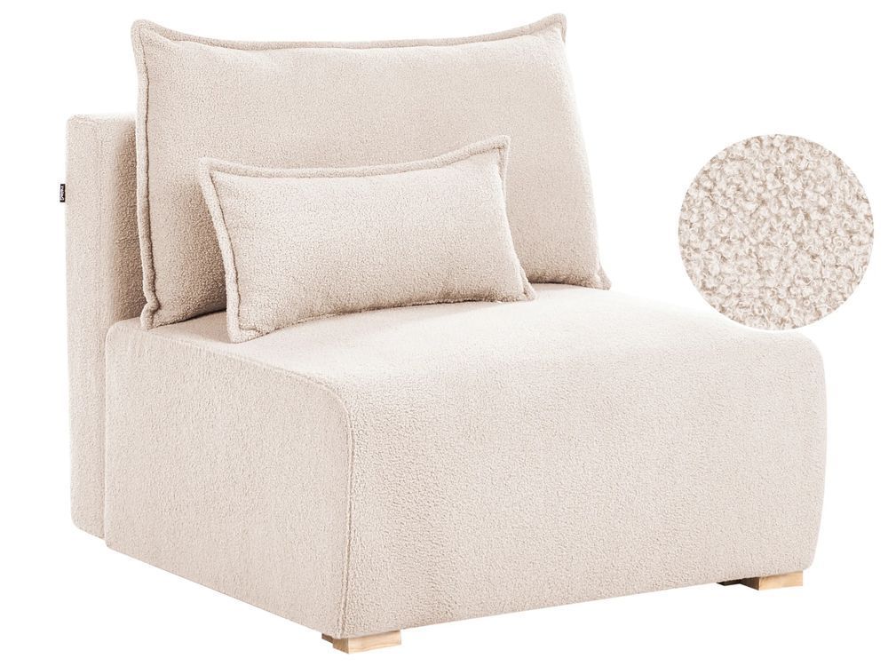 1-місна секція NERBO Boucle Beige 348012-687293 фото