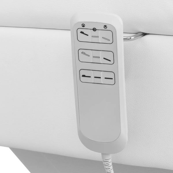 Косметическое кресло - электрическое - 3 двигателя - 300 Вт - 203 x 62 x 64 см - 86 см - 150 кг - белое 10040174-ex-0590 фото