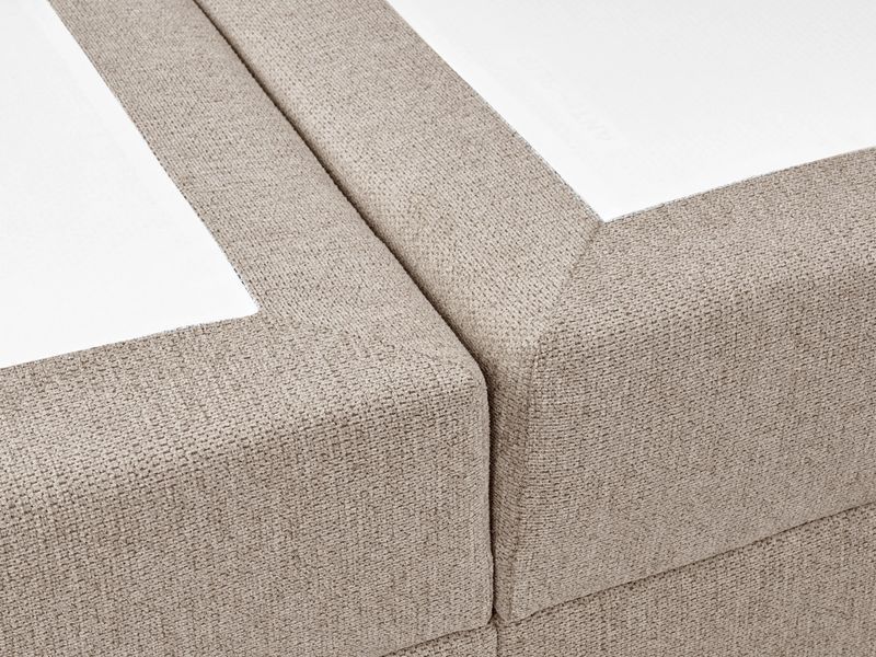 Ліжко-диван з тканиною для зберігання MAJOR 120 x 200 см (EU Small Double) Taupe 346235-679966 фото