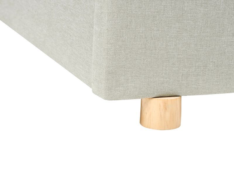 Ліжко з шухлядами для зберігання, тканина SOUTRIN 160 x 200 см (EU King Size), бежевий 327516-631549 фото