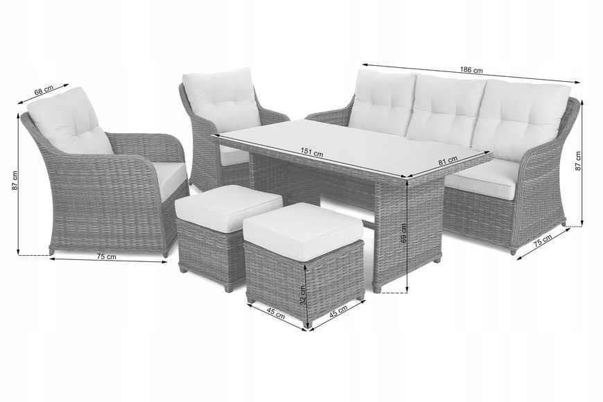Комплект садових меблів HOME & GARDEN 456852 456852 фото