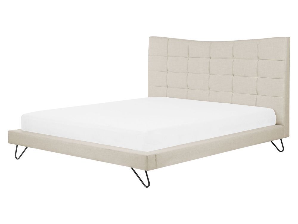 Тканина для ліжка LANNION 160 x 200 см (EU King Size) Світло-бежева 221134-107582 фото