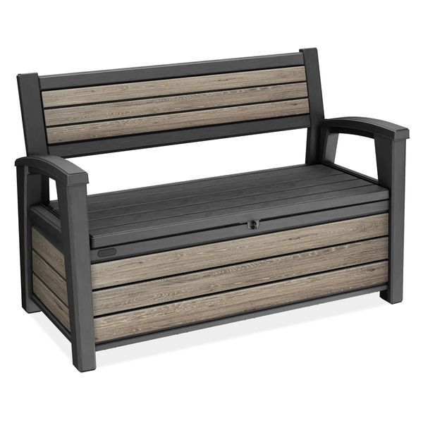 Ящик/лавка для зберігання Keter Deco Garden 227 л з ясена 007658-9991784 фото