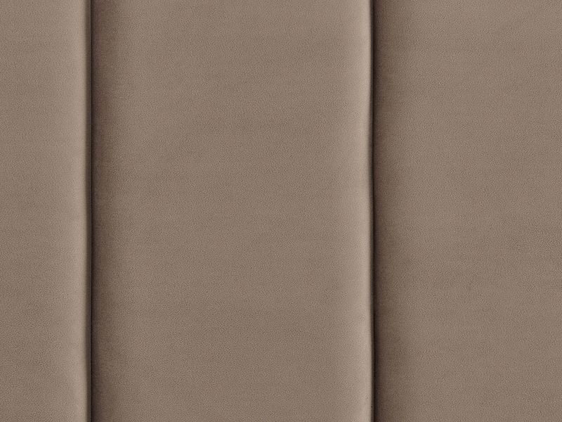 Ліжко оксамитове VILLETTE 160 x 200 см (EU King Size) кольору Taupe 311276-335680 фото