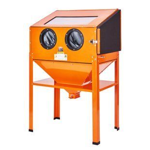 Пескоструйная камера VEVOR объемом 60 галлонов, пескоструйная камера 40-120 PSI со стойкой, мощный стальной пескоструйный аппарат с пескоструйным пистолетом и 4 керамическими соплами для удаления краски, пятен и ржавчины. 5999-PSJ60JLW0000PHICYV2 фото