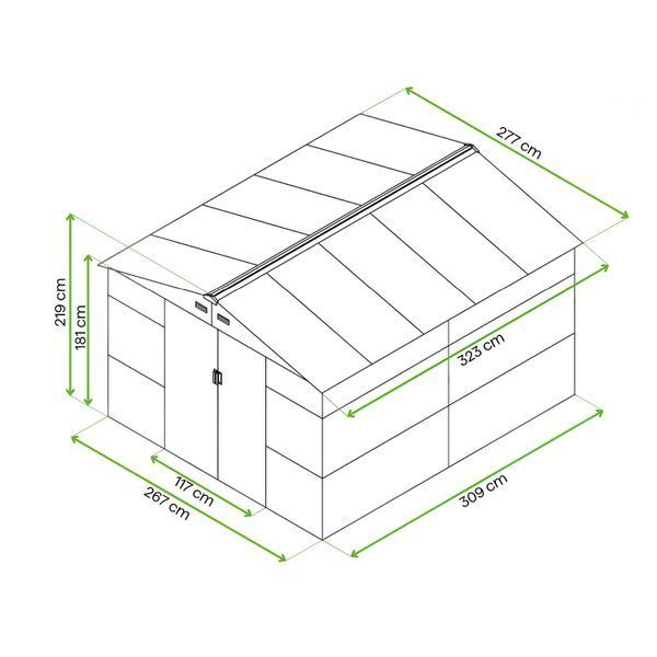 Полиця для інструментів MONTREAL 277x323 см, горіх - Hardmaister 003398-9990361 фото