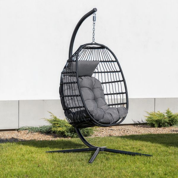 Підвісне крісло Harmony Black Cocoon - FOCUS GARDEN 004792-9990061 фото