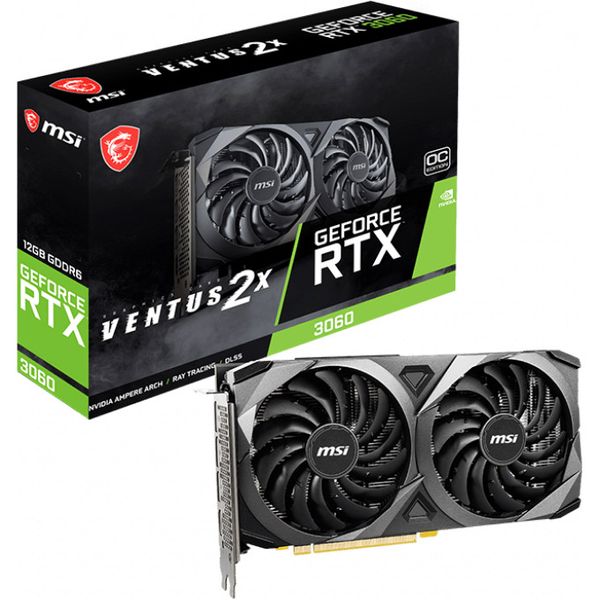 Відеокарта MSI GeForce RTX 3060 Ventus 2X 12G OC 3060 фото