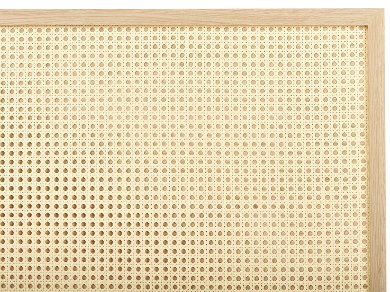 Ліжко з ротанга MONPAZIER 140 x 200 см (EU Double) Світло-коричневе 355837-395199 фото