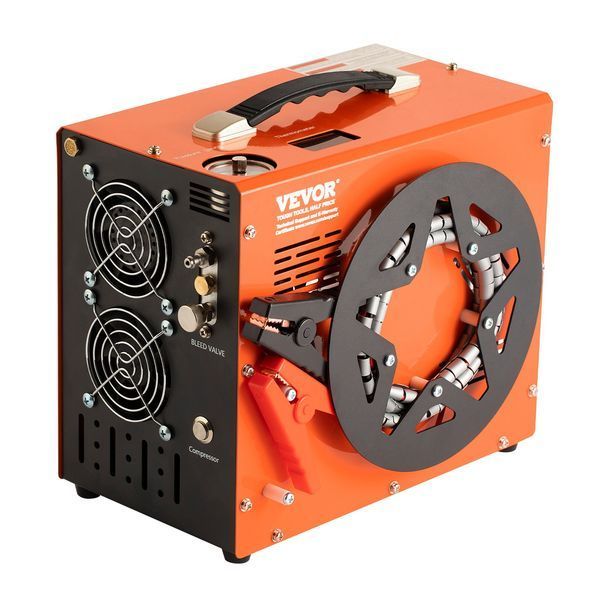 Воздушный компрессор VEVOR PCP 30 МПа/4500 PSI, портативный компрессор PCP 0,5 л, DC12V и AC120V, воздушный насос с рабочим циклом 25 мин, мощный преобразователь 600 Вт, насос высокого давления, пневматическое ружье, винтовка 0300-QQGYCQJ350WZ3ADMYV2 фото