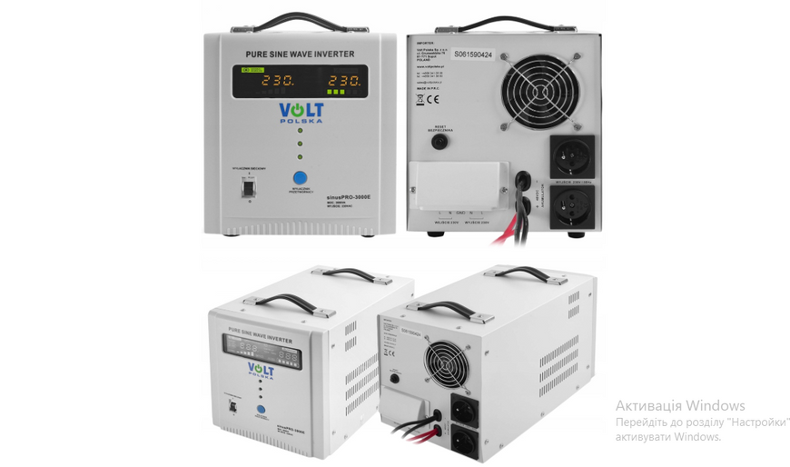 Джерело безперебійного живлення Volt Polska SinusPro 3000E 3000 VA 2100 W 1003999 фото