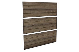 Комплект із 3 панелей для огорожі з горіха DECO - Keter 009542-9992063 фото