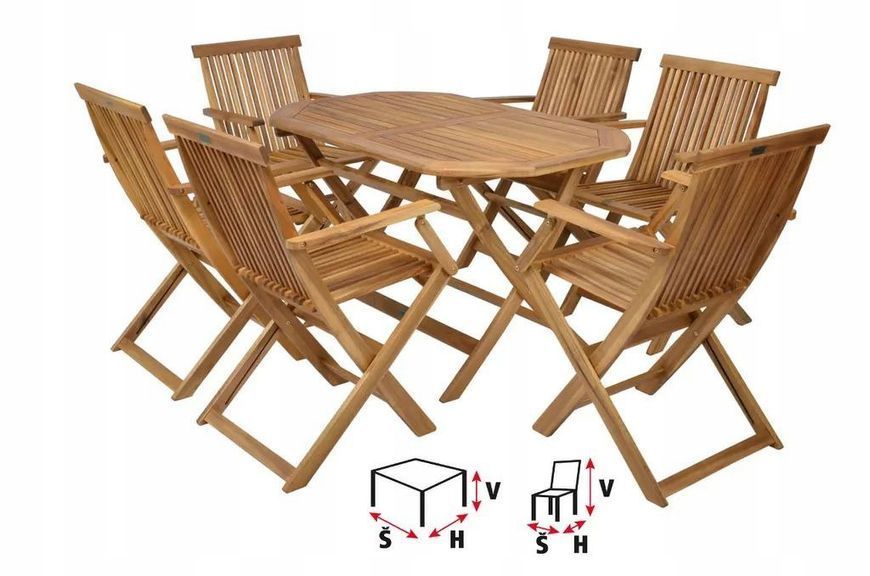Комплект садових меблів Hecht Basic Set 6 Basic Set 6 фото