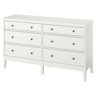 ИКЕА Комод IDAN&Auml;S ИДАНЭС, 104.587.10 Комод, 6 ящиков, белый, 162x95 см 104.587.10 фото