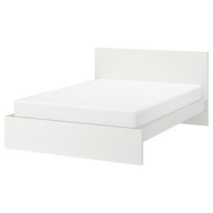 ИКЕА Каркас кровати MALM МАЛЬМ, 099.293.73 Каркас кровати, высокий, белый, 160x200 см 099.293.73 фото