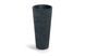 Садовый горшок Prosperplast Tubra Round Slim Black Granite 31 л 456621-2220579 фото 1