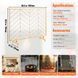 Захисний чохол для каміна VEVOR Spark Guard Iron Fireplace Cover 980mm, чохол для каміна, чохол для печі, вінтажний чохол для печі, чохол для каміна 0-40 &deg; C, захисний екран для печі від іскор, що летять, золотистий. 9020-BLMJSJY3545IAWNY0V0 фото 7