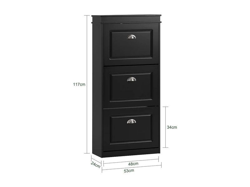 Шафа для взуття з 3 дверцятами FSR94-SCH 1241649-0057761 фото