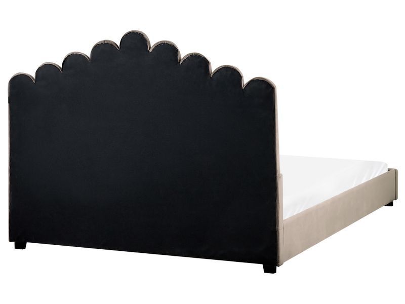 Водяне ліжко Velvet VINCENNES 160 x 200 см (EU King Size) Taupe 322534-608588 фото
