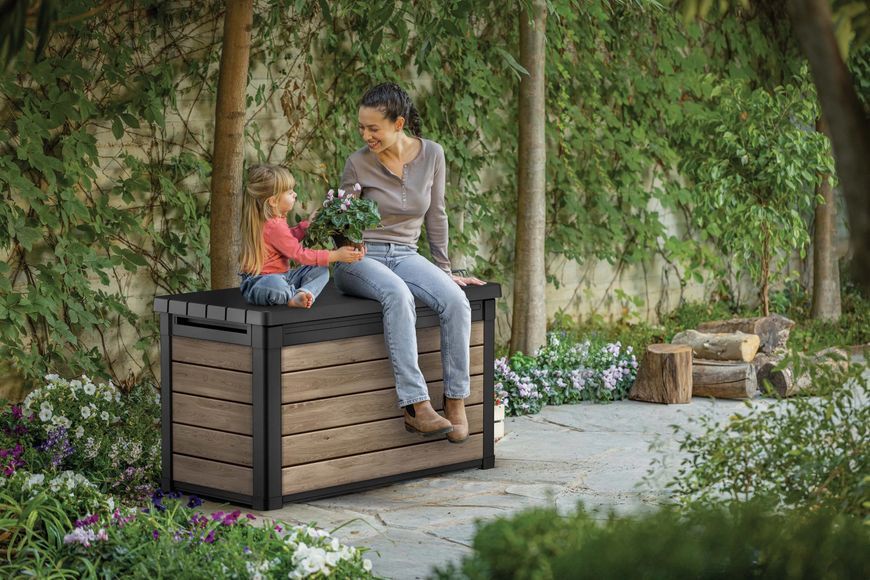 Балконный бокс DECO DEC BOX 380L Ashwood - Keter 009306-9991614 фото