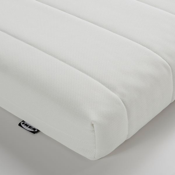 ИКЕА Кушетка с 3 ящиками HEMNES ХЕМНЭС, 595.598.64 Кушетка с 3 ящиками, 2 матраса, желтый, &Aring;fj&auml;ll жесткий, 80x200 см 595.598.64 фото