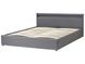 Ліжко-пуф зі світлодіодною тканиною ARMELLE 180 x 200 см (EU Super King) Темно-сірий 327490-631414 фото
